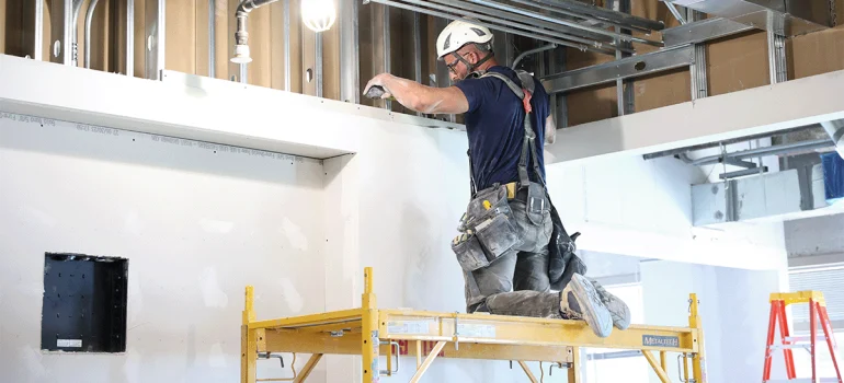 large-scale drywall installations